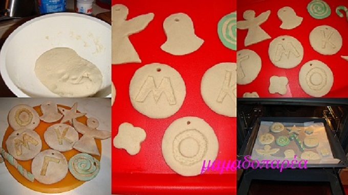 Φτιάξατε στολίδια απο ζύμη για το δέντρο σας?Εμείς ναι!!