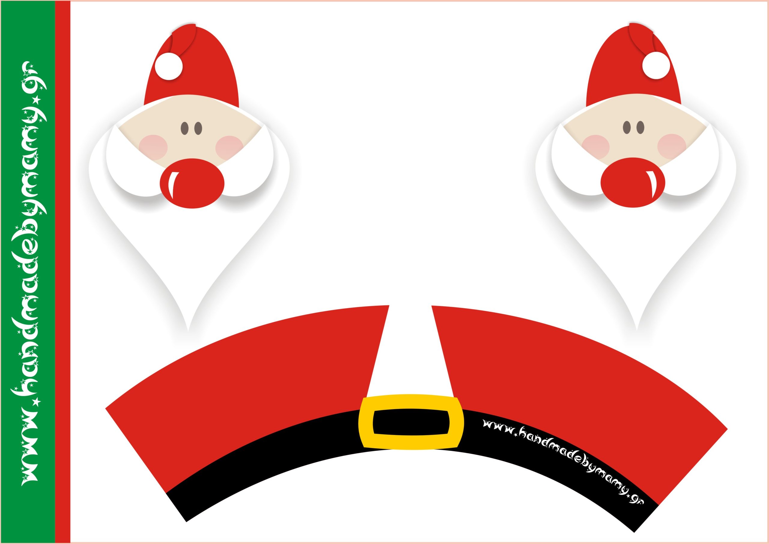 X-mas cupcake wrapers