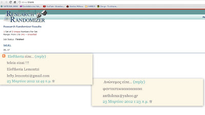 Αποτελέσματα διαγωνισμού Neraidoskonis Handmades!