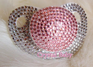 CrystalBaby!Μοναδικές πιπίλες ντυμένες με κρύσταλλα Swarovski!!