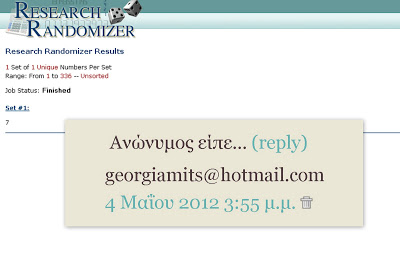 Αποτελέσματα διαγωνισμού Multi Izzy/Moulinex!