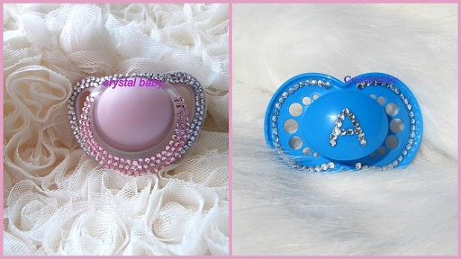 Κερδίστε 2 πιπίλες ντυμένες με Swarovski,απο την Crystal Baby!